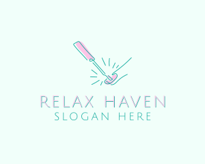 Spa - Nail Salon Wellness Spa logo design