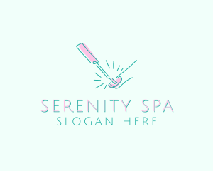 Spa - Nail Salon Wellness Spa logo design