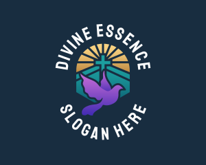 Sacred - Dove Sacred Church logo design