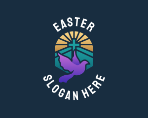 Peace - Dove Sacred Church logo design