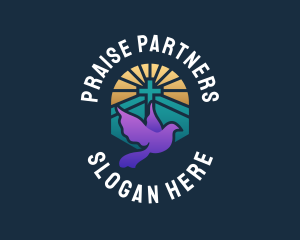 Praise - Dove Sacred Church logo design