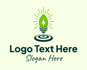 Solar - Electric Lamp Dart Lighting logo design