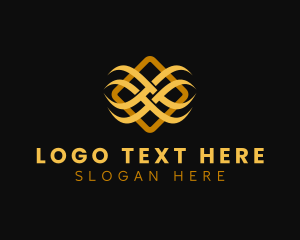 Textile - Luxury Wave Pattern logo design