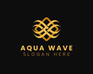 Luxury Wave Pattern logo design