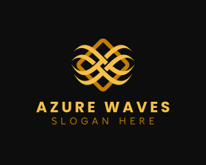 Luxury Wave Pattern logo design