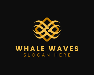 Luxury Wave Pattern logo design