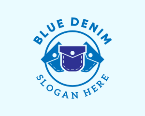Denim - Blue Pocket Tailoring logo design