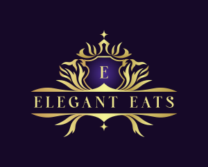 Luxury Royalty Crest Decorative logo design