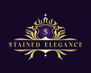 Luxury Royalty Crest Decorative logo design