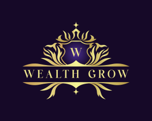 Luxury Royalty Crest Decorative logo design