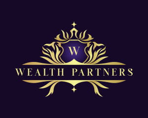 Luxury Royalty Crest Decorative logo design