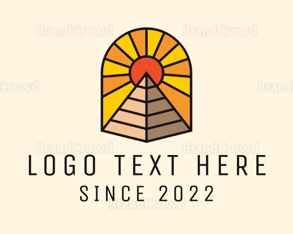 Sun Pyramid Tourism Logo