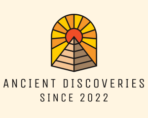 Sun Pyramid Tourism  logo design