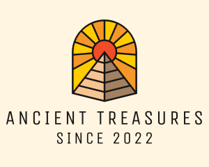 Sun Pyramid Tourism  logo design