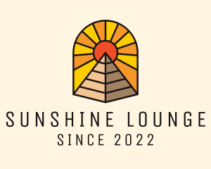 Sun Pyramid Tourism  logo design