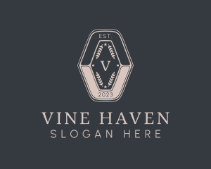 Wreath Winery Bar logo design