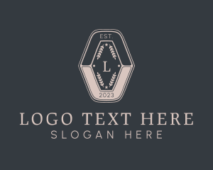 Badge - Wreath Winery Bar logo design