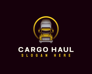 Freight Truck Logistics logo design