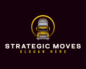 Freight Truck Logistics logo design