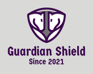 Shield - Medieval Horse Shield logo design