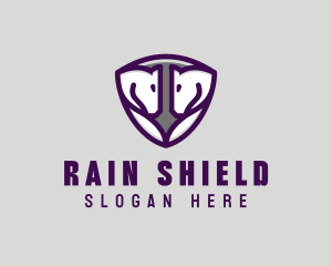 Medieval Horse Shield logo design