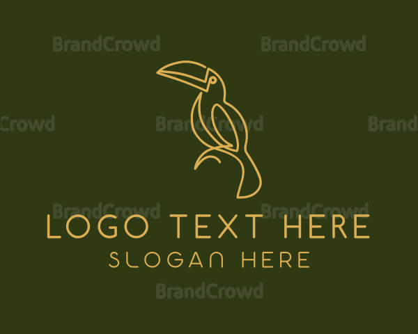 Toucan Fashion Bird Logo