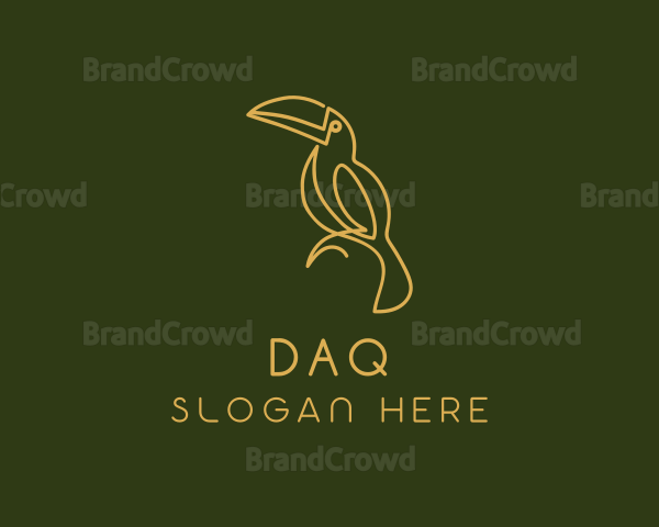 Toucan Fashion Bird Logo