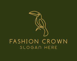 Toucan Fashion Bird logo design