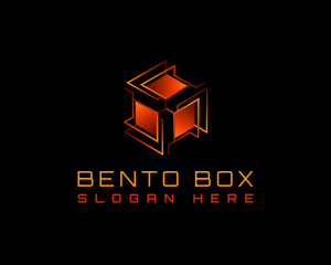 Tech Box Cube logo design