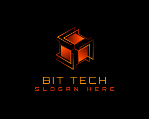 Tech Box Cube logo design