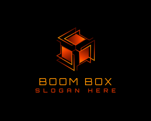 Tech Box Cube logo design