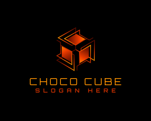 Tech Box Cube logo design