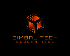 Tech Box Cube logo design