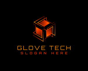 Tech Box Cube logo design