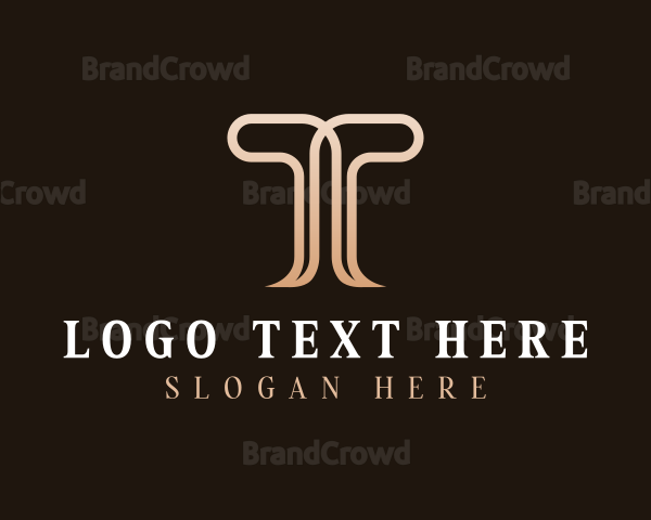 Professional Company Letter T Logo