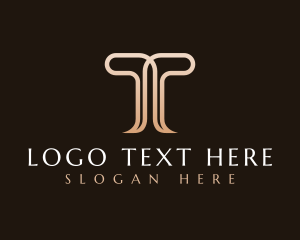Social Media - Professional Company Letter T logo design