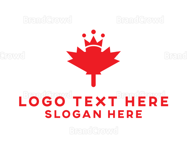 Crown Maple Leaf Logo