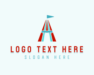 Tent - Carnival Circus Tent logo design