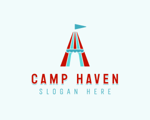 Tent - Carnival Circus Tent logo design