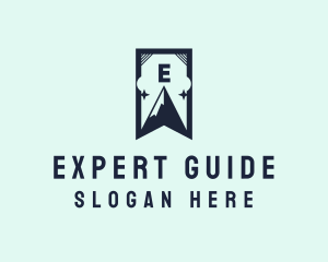 Guide - Mountain Star Banner logo design