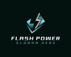 Lightning Power Electricity logo design