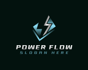 Lightning Power Electricity logo design