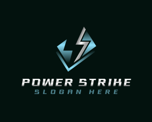 Lightning Power Electricity logo design