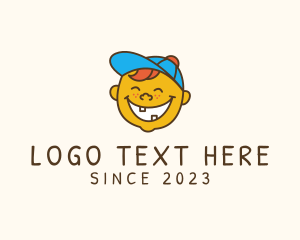 Kiddo - Happy Boy Kid logo design