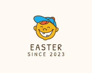 Happy Boy Kid Logo