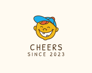 Happy Boy Kid Logo