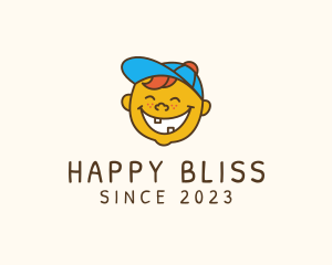 Happy Boy Kid logo design