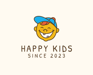 Happy Boy Kid logo design