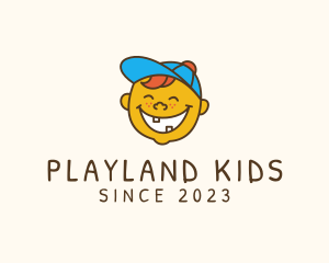 Happy Boy Kid logo design