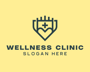 Clinic - Medical Shield Clinic logo design